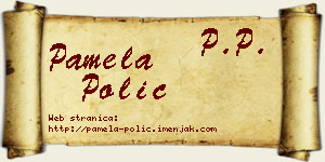 Pamela Polić vizit kartica
